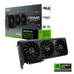 Tarjeta De Video ASUS PRIME GeForce RTX 5070 - 12GB GDDR7, Núcleos CUDA 6144, 192 Bits, PCI Express 5.0, X1 16 Pin – OpenGL®4.6