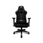Silla Gamer VORAGO CGC500-WH, Reclinable, Soporta 150 Kg, Estructura Metálica, Negro/blanco