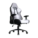 Silla Gamer Cooler Master Caliber R3C - Hasta 150 Kg, Pistón Clase 4, Altura Ajustable, Reposabrazos, Acero, Gris/Blanco - Image 2