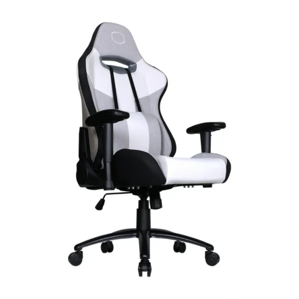 Silla Gamer Cooler Master Caliber R3C - Hasta 150 Kg, Pistón Clase 4, Altura Ajustable, Reposabrazos, Acero, Gris/Blanco - Image 2