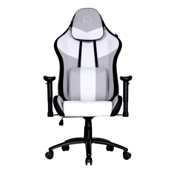 Silla Gamer Cooler Master Caliber R3C - Hasta 150 Kg, Pistón Clase 4, Altura Ajustable, Reposabrazos, Acero, Gris/Blanco - Image 1