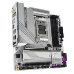 Tarjeta Madre GIGABYTE B650M AORUS ELITE AX ICE - Socket AM5, 256GB X4 DDR5 8000Mhz, Hdmi, Dp, / PCIe 5.0, Wi-fi 6E, Bluetooth, Micro-ATX - Image 3