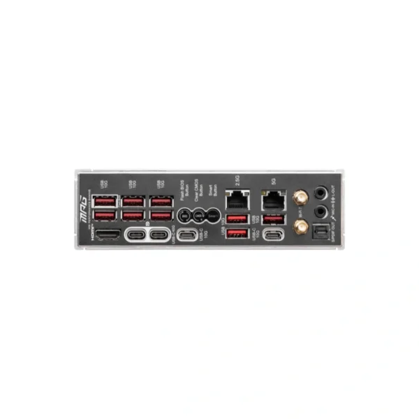 Tarjeta Madre MSI MPG X870E CARBON WIFI - Socket AM5, 128GB X4 DDR5 8400Mhz, Hdmi, Dp, M.2 PCIe 5.0, USB 3.2, 2.0, Wi-Fi 7, Bluetooth - ATX - Image 5