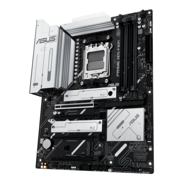Tarjeta Madre ASUS X870E PRIME - Socket AM5, 256GB X4 8000Mhz DDR5, PCIe 5.0, Wifi 7 – ATX - Image 2