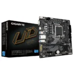 Tarjeta Madre GIGABYTE B760M H DDR4 - Socket 1700, 64GB X2 DDR4 3200Mhz, Hdmi, Vga, M.2 PCIe 4.0, USB 3.2, 2.0 – Micro ATX
