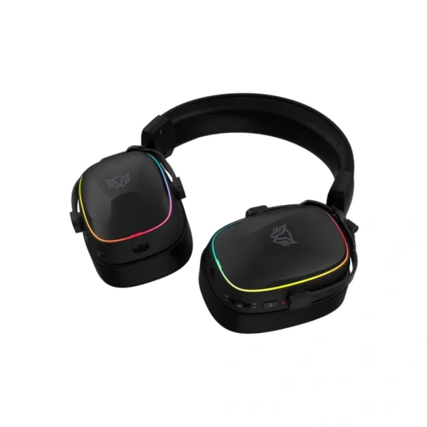 Diadema Balam Rush AEON EXPERT HS1100 - Inalámbrico, Alámbrico, Bluetooth 5.3, Sonido 7.1, Micrófono Desmontable - Negro - Image 6