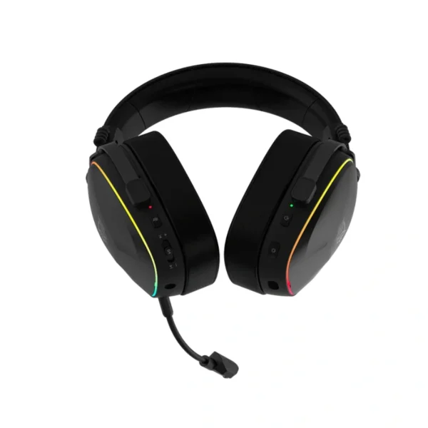 Diadema Balam Rush AEON EXPERT HS1100 - Inalámbrico, Alámbrico, Bluetooth 5.3, Sonido 7.1, Micrófono Desmontable - Negro - Image 5