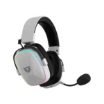 Diadema Balam Rush AEON EXPERT HS1100 - Inalámbrico, Alámbrico, Bluetooth 5.3, Sonido 7.1, Micrófono Desmontable - Blanco - Image 2