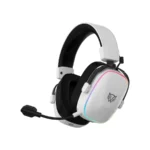 Diadema Balam Rush AEON EXPERT HS1100 - Inalámbrico, Alámbrico, Bluetooth 5.3, Sonido 7.1, Micrófono Desmontable - Blanco