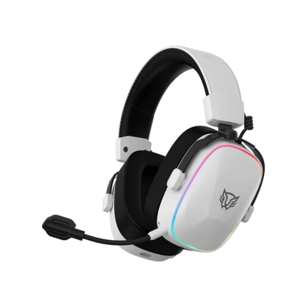Diadema Balam Rush AEON EXPERT HS1100 - Inalámbrico, Alámbrico, Bluetooth 5.3, Sonido 7.1, Micrófono Desmontable - Blanco - Image 1