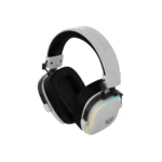 Diadema Balam Rush AEON EXPERT HS1100 - Inalámbrico, Alámbrico, Bluetooth 5.3, Sonido 7.1, Micrófono Desmontable - Blanco - Image 6