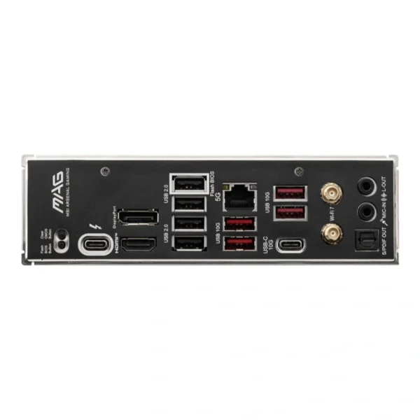Tarjeta Madre MSI MAG B860 TOMAHAWK WIFI - Socket 1851, 256GB X4 DDR5 9200Mhz, Hdmi, Dp, M.2 PCIe 5.0, USB 3.2, 2.0, Wi-Fi 7, Bluetooth - ATX - Image 5