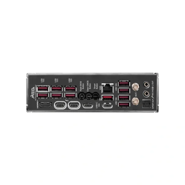 Tarjeta Madre MSI MEG Z890 ACE - Socket 1851, 256GB X4 DDR5 9200Mhz, Hdmi, Dp, M.2 PCIe 5.0, USB 3.2, 2.0, Wi-Fi 7, Bluetooth - ATX - Image 5
