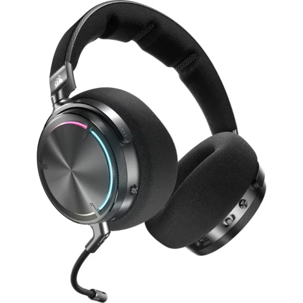 Diademas CORSAIR VIRTUOSO MAX WIRELESS – Inalámbrico, Bluetooth Receptor USB, Cancelación de ruido, PC, Mac, Ps5, Ps4 - Negro - Image 2