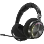 Diademas CORSAIR VIRTUOSO MAX WIRELESS – Inalámbrico, Bluetooth Receptor USB, Cancelación de ruido, PC, Mac, Ps5, Ps4 - Negro