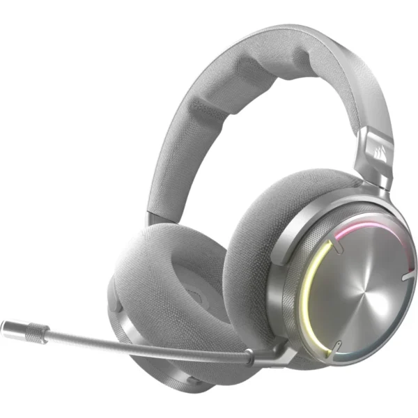 Diademas CORSAIR VIRTUOSO MAX WIRELESS – Inalámbrico, Bluetooth Receptor USB, Cancelación de ruido,  PC, Mac, Ps5, Ps4 - Plata - Image 1