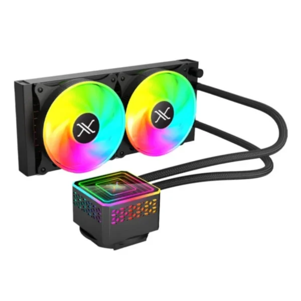 Enfriamiento Liquido XZEAL COOLER 240 VOSTOK ARGB – 240MM, 800-2300 RPM, 71.6 CFM / 34 dBA, 4Pin 12V, 3Pin 5V - Negro - Image 3