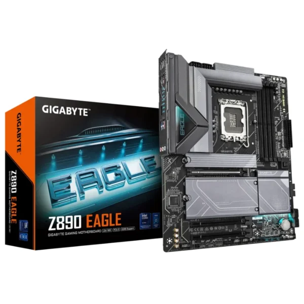 Tarjeta Madre GIGABYTE Z890 EAGLE - Socket 1851, 256GB X4 DDR5 8800Mhz, Dp, M.2 PCIe 5.0, USB 3.2, 2.0 - ATX - Image 1