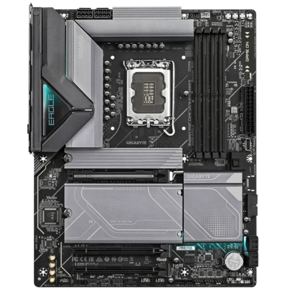 Tarjeta Madre GIGABYTE Z890 EAGLE - Socket 1851, 256GB X4 DDR5 8800Mhz, Dp, M.2 PCIe 5.0, USB 3.2, 2.0 - ATX - Image 2