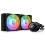 Enfriamiento Liquido NZXT KRAKEN 240 RGB – 240MM, 500-1800RPM, 78.86 CFM, 33,88 dBA, 4Pin 12V - Negro
