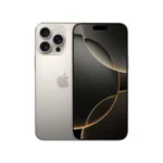 IPHONE 16 PRO MAX APPLE – 6.9”, iOS 18, Chip A18 Pro, CPU 6 núcleos GPU, 16 núcleos Neural, Alm. 256GB, Cámara 12MP/48MP/48MP - Titanio Natural