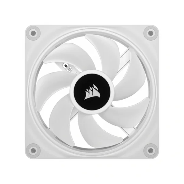 Kit De 3 Ventiladores CORSAIR ICUE LINK QX120 RGB - 3 Fan De 120mm, 400 - 2400 Rpm, 63.1 CFM, 37 dBA, Domo Magnético - Blanco - Image 5