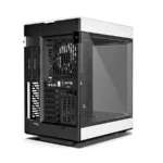 Gabinete HYTE Y60 – ATX Mid Tower, 3 Ventiladores Incluidos, Cristal Templado Panorámico de Doble Cámara, Cable Elevador PCIE 4.0 – Negro Con Blanco - Image 5