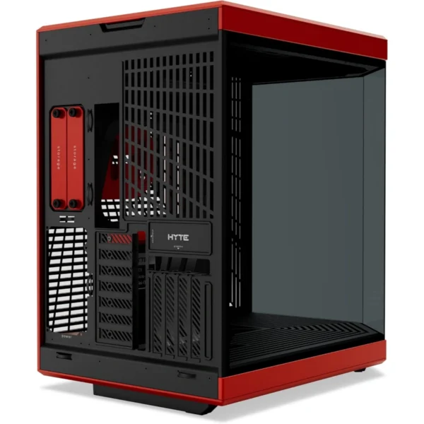 Gabinete HYTE Y70 Edicion Estandar – ATX Mid Tower, Cristal Templado, Cable Ryser PCIE 4.0 X 16, USB 3.2 - Negro Con Rojo - Image 3