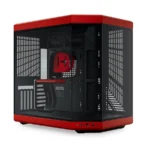 Gabinete HYTE Y70 Edicion Estandar – ATX Mid Tower, Cristal Templado, Cable Ryser PCIE 4.0 X 16, USB 3.2 - Negro Con Rojo