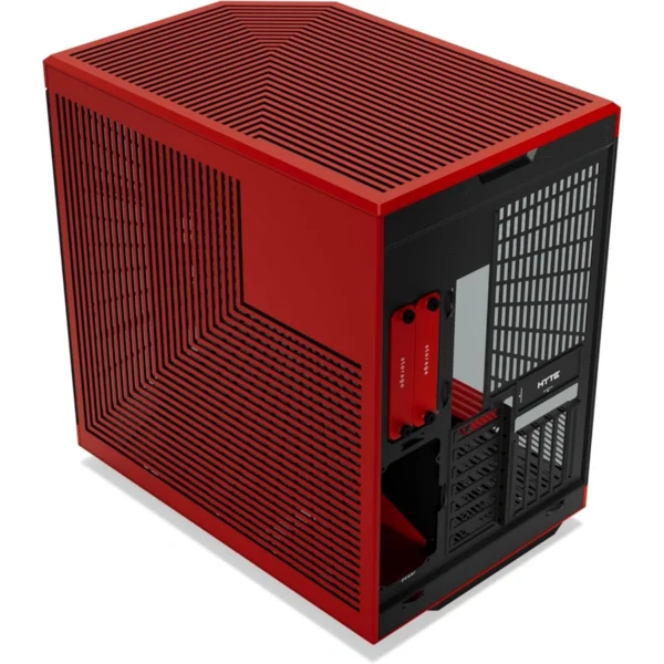 Gabinete HYTE Y70 Edicion Estandar – ATX Mid Tower, Cristal Templado, Cable Ryser PCIE 4.0 X 16, USB 3.2 - Negro Con Rojo - Image 5