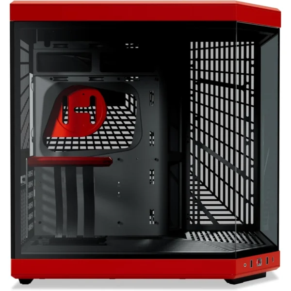 Gabinete HYTE Y70 Edicion Estandar – ATX Mid Tower, Cristal Templado, Cable Ryser PCIE 4.0 X 16, USB 3.2 - Negro Con Rojo - Image 4