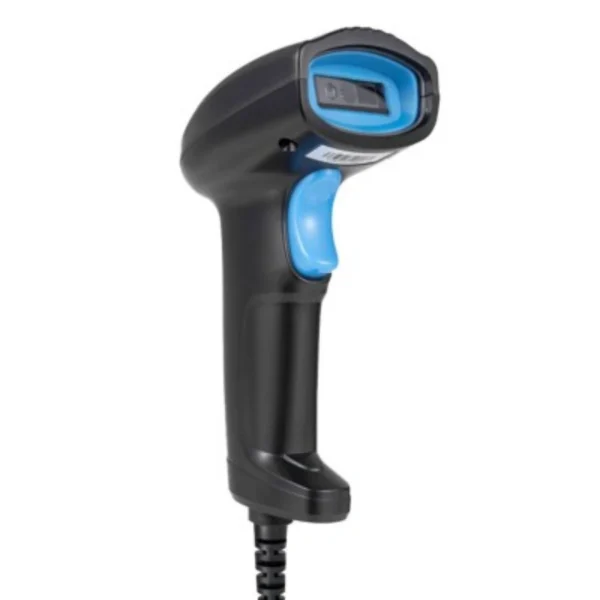 Lector de Código de Barras Láser Hostech HT-200 1D/2D - Incluye Cable USB, Alámbrico, Negro - Image 1