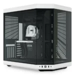 Gabinete HYTE Y70 Edicion Estandar – ATX Mid Tower, Cristal Templado, Cable Ryser PCIE 4.0 X 16, USB 3.2 - Negro Con Blanco