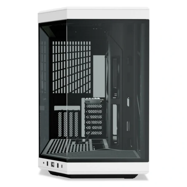Gabinete HYTE Y70 Edicion Estandar – ATX Mid Tower, Cristal Templado, Cable Ryser PCIE 4.0 X 16, USB 3.2 - Negro Con Blanco - Image 3