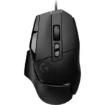 Mouse LOGITECH G502 X Gaming Hero - Alambrico USB, Sensor HERO 25K, Hasta 25.600 DPI, Interruptores Lightforce, Negro