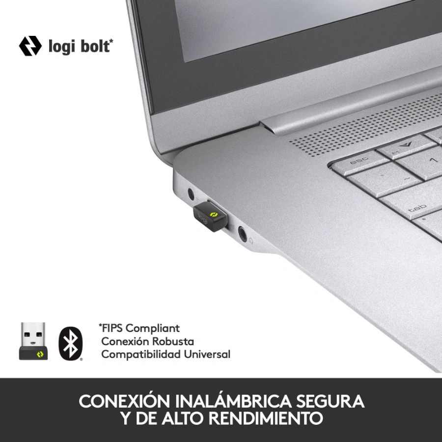 CP-LOGITECH-910-006467-12 Mouse LOGITECH LIFT LEFT ERGONÓMICO – Inalámbrico, Receptor USB, Vertical, 1000 Dpi, 6 Botones - Color Grafito - Image 7