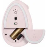 Mouse LOGITECH LIFT Ergonómico Vertical – 1000Dpi, 6 Botones, Inalámbrico, Bluetooth, Receptor USB, Rosa - Image 5
