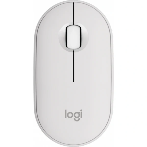 Mouse LOGITECH PEBBLE 2 M350S – Inalámbrico, Bluetooth, Receptor USB, 4000 Dpi, Color Blanco - Image 1