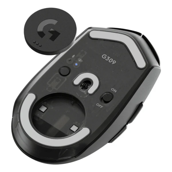 Mouse LOGITECH G309 LIGHSPEED – Inalámbrico, Bluetooth, Sensor HERO 25K, 25.600 DPI, Lightforce Interruptores Híbridos, Receptor USB - Negro - Image 4