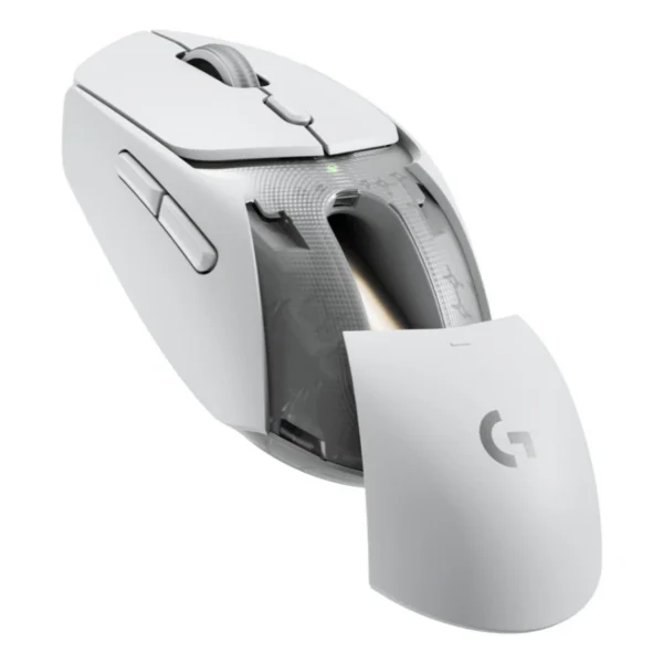 Mouse LOGITECH G309 LIGHSPEED – Inalámbrico, Bluetooth, Sensor HERO 25K, 25.600 DPI, Lightforce Interruptores Híbridos, Receptor USB - Blanco - Image 4