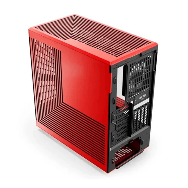Gabinete HYTE Y40 - ATX Mid Tower, Cristal Templado Panorámico, 2 Vent. Incluidos, Cable Elevador PCIE 4.0 - Negro Con Rojo - Image 7