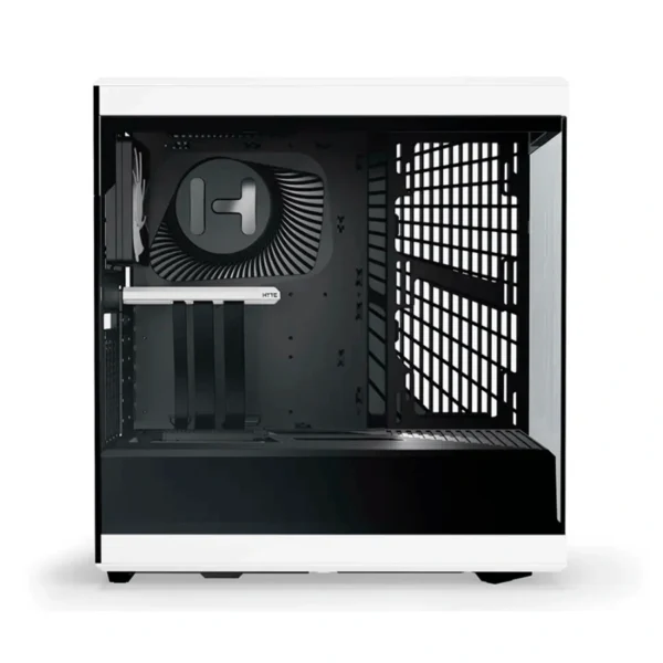 Gabinete HYTE Y40 - ATX Mid Tower, Cristal Templado Panorámico, 2 Vent. Incluidos, Cable Elevador PCIE 4.0 - Negro Con Blanco - Image 6