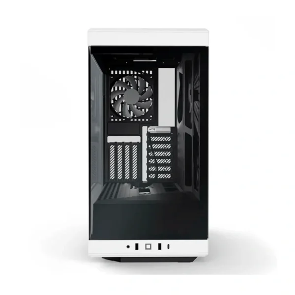 Gabinete HYTE Y40 - ATX Mid Tower, Cristal Templado Panorámico, 2 Vent. Incluidos, Cable Elevador PCIE 4.0 - Negro Con Blanco - Image 7