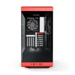 Gabinete HYTE Y40 - ATX Mid Tower, Cristal Templado Panorámico, 2 Vent. Incluidos, Cable Elevador PCIE 4.0 - Negro Con Rojo - Image 5