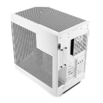 Gabinete HYTE Y60 – ATX Mid Tower, 3 Ventiladores Incluidos, Cristal Templado Panorámico de Doble Cámara, Cable Elevador PCIE 4.0 – Blanco - Image 6