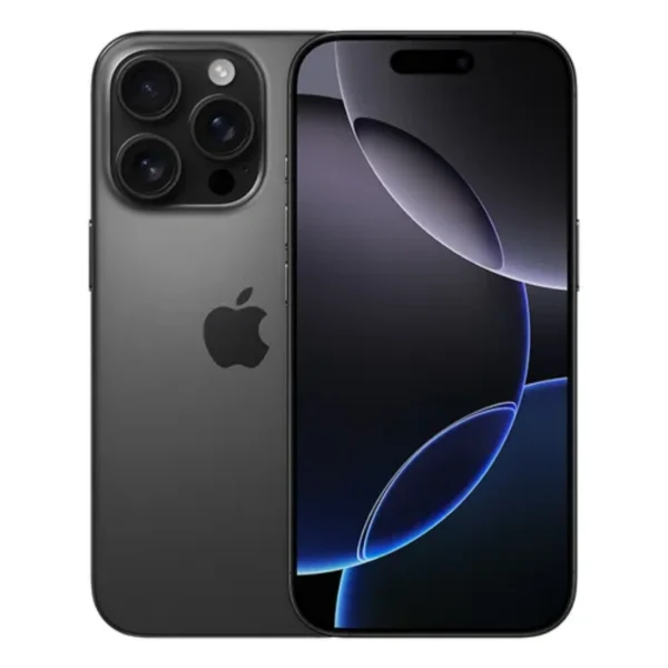 IPHONE 16 PRO APPLE – 6.3”, iOS 18, Chip A18, Almacenamiento 128GB, Cámara 12MP/48MP - Titanio Negro - Image 1