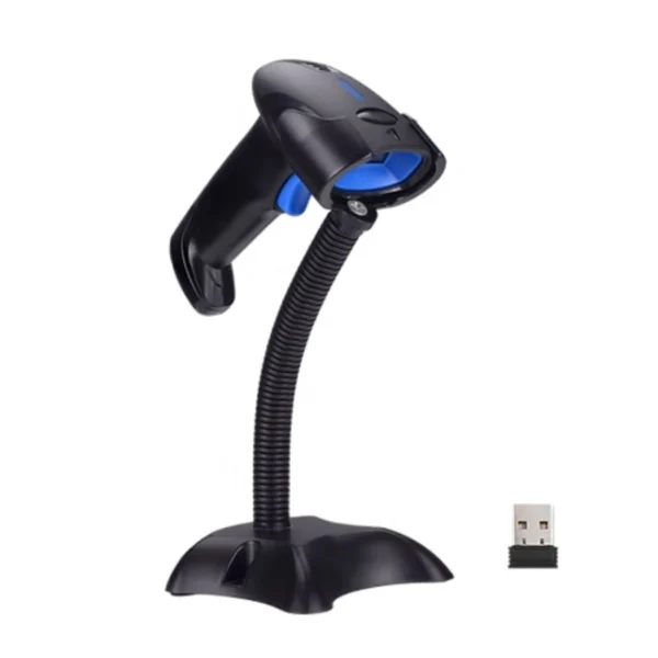 Lector de Código de Barras﻿ Evotec EV-3007 1D/2D - Inalámbrico, Incluye Nano USB, Negro - Image 1