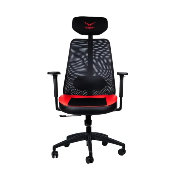 Silla Gamer Naceb X-one - Hasta 140kg, Respaldo Acolchado, Negro/Rojo - Image 1
