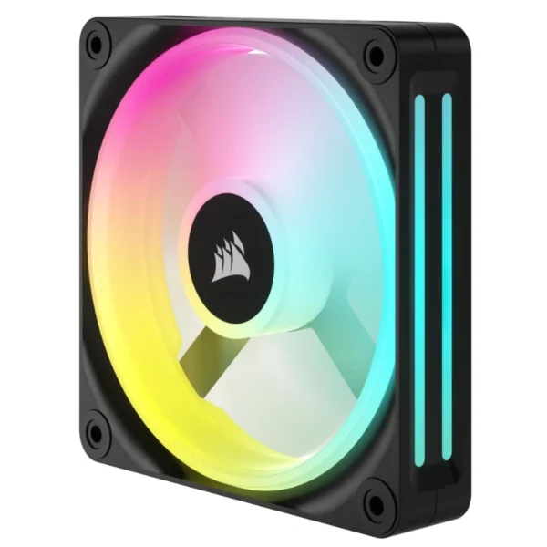 Ventilador De Expansión CORSAIR ICUE LINK QX140 RGB - 140mm, 400 - 2000 Rpm, 82.5 CFM, 37 dBA, Domo Magnético - Negro - Image 2