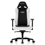 Silla Gamer VERTAGEAR Sl5800 Audi Rs - Marco de acero, Cuero PUC, Elevador De Gas Clase 4, Blanco y Negro, Hasta 113kg, (Led,Rgb Upgradable) - Image 2